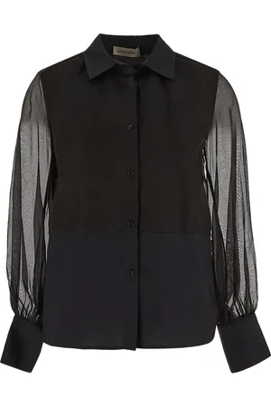 GENTRYPORTOFINO Camisa con mangas traslúcidas