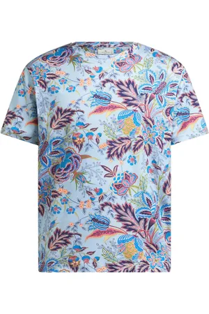 Etro Playera con estampado floral