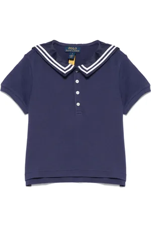 Ralph Lauren Playera tipo polo con logo bordado