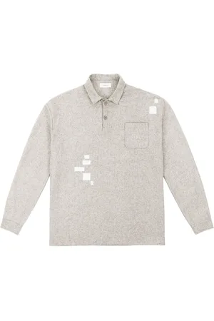 SAINTWOODS Playera tipo polo con logo bordado