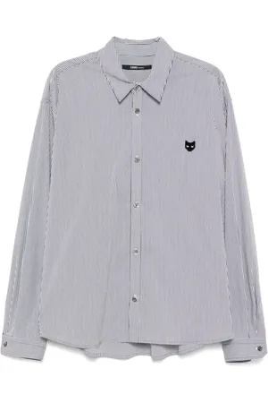 SONGZIO Camisa corta con diseño curvo