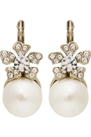 Kenneth Jay Lane Aretes con detalle de perla
