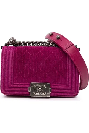 CHANEL Bolsa crossbody Mini Velvet Boy Flap 2012-2013