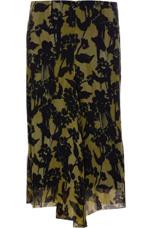 Victoria Beckham Falda midi de seda