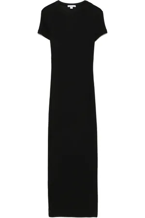 James Perse Vestido midi tejido de canalé