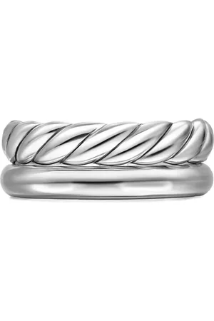 David Yurman Anillo DY Mercer® Two Row en plata de ley