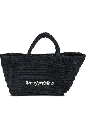 GENTRYPORTOFINO Tote con logo bordado
