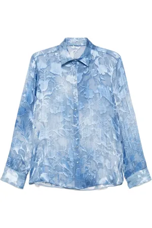 ERMANNO SCERVINO Camisa con motivo floral en jacquard