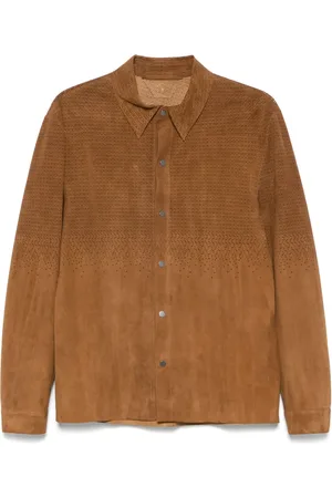 SALVATORE SANTORO Sobrecamisa con perforaciones