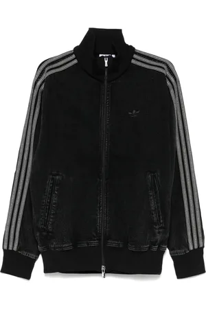 adidas Chamarra deportiva de mezclilla Adicolor