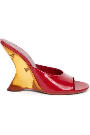 DRIES VAN NOTEN Mules con puntera abierta y tacón de 105mm