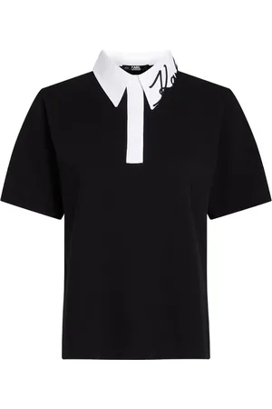 Karl Lagerfeld Playera tipo polo