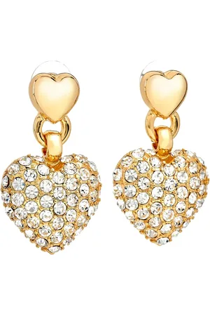 Kenneth Jay Lane Aretes con detalles de cristal