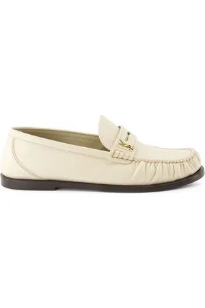 Saint Laurent Mocasines con placa del logo