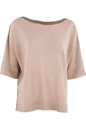 D.EXTERIOR Top tejido con detalle de lurex