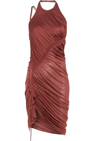 BLUMARINE Vestido corto con detalle fruncido