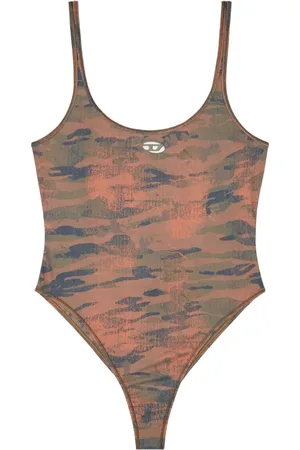 Diesel Traje de baño con estampado militar