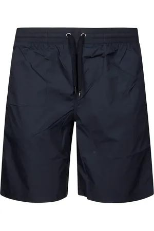 HERNO Shorts de playa con cordones en la pretina