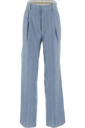 TAGLIATORE Pantalones rectos con rayas estampadas