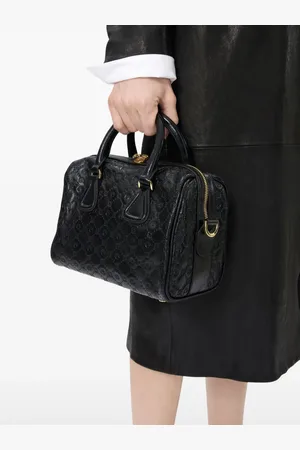 Marine Serre Tote Strike con monograma en relieve