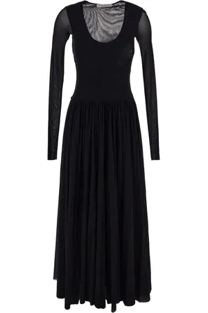 Serafini Vestido midi con diseño pliegues