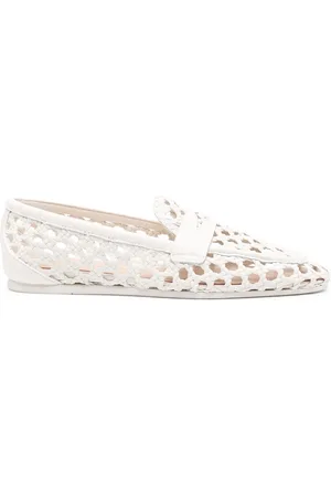 Stuart Weitzman Mocasines con diseño entretejido