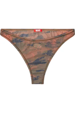 Diesel Bikini bottom Bumchy-Utlt con estampado militar