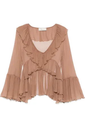 BLUMARINE Blusa con volantes