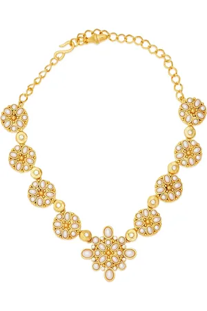 Kenneth Jay Lane Collar Pearl Cabochon