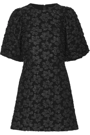 ROTATE Vestido midi con motivo en jacquard