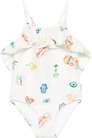 Le pandorine Traje de baño estampado