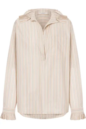 Serafini Camisa con rayas estampadas