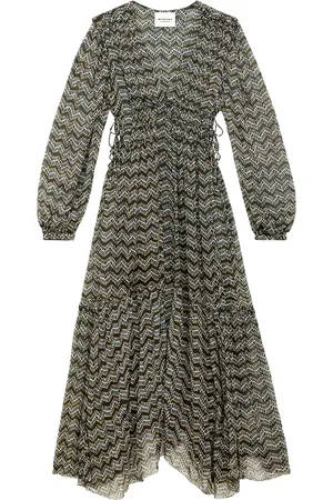Isabel Marant Vestido con estampado gráfico