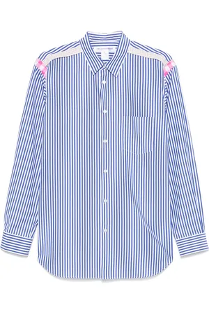 Comme des Garçons Camisa con rayas estampadas