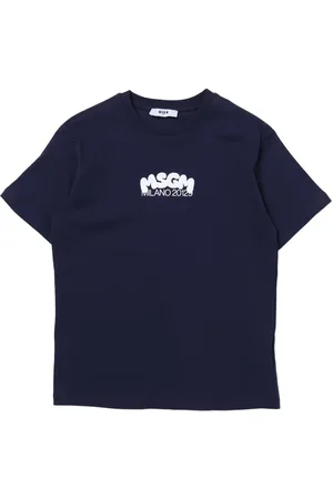 Msgm Playera con logo estampado