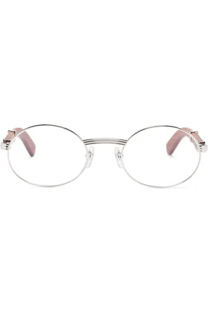 Cartier Lentes con armazón redonda