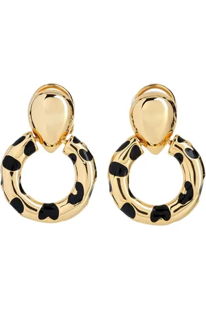 Kenneth Jay Lane Aretes con efecto pulido