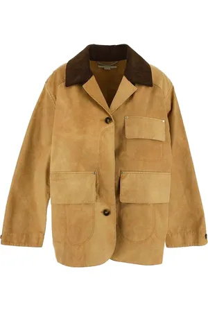 Stella McCartney Chamarra con parche del logo