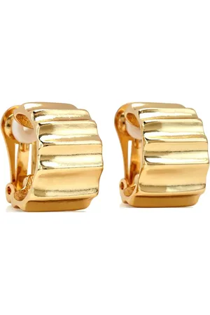 Kenneth Jay Lane Aretes con efecto pulido