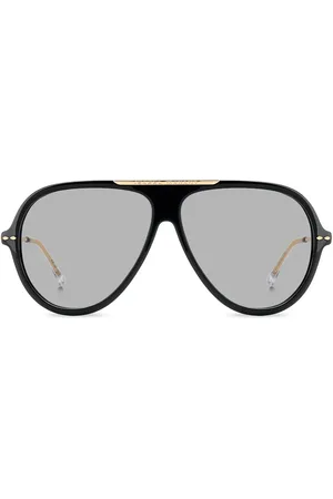 Isabel Marant Lentes de sol con logo grabado
