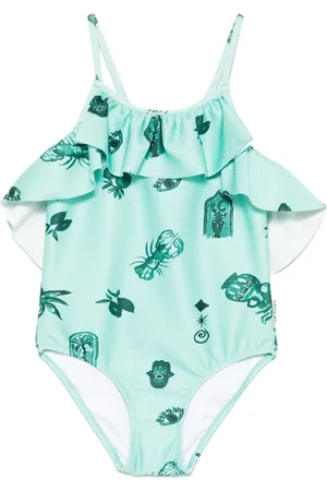 Le pandorine Traje de baño estampado