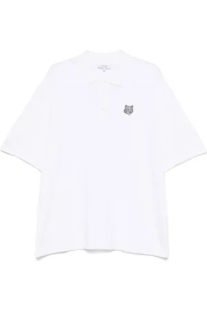 Maison Kitsuné Playera tipo polo con parche Bold Fox Head