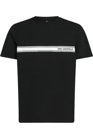 Karl Lagerfeld Playera con logo estampado