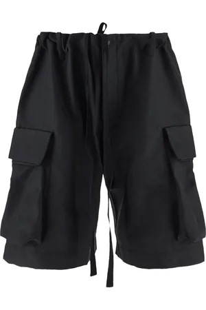 UMA WANG Shorts cargo con cordones en la pretina