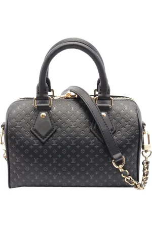 LOUIS VUITTON Bolsa satchel Speedy Bandouliere 25 de piel de becerro con Nanogram 2021-2024
