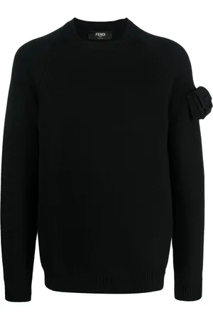 Fendi Suéter con parche del logo