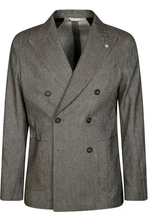 Manuel Ritz Blazer con motivo pied de poule