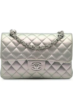 CHANEL Bolsa de hombro Small Classic Iridescent Lambskin Double Flap 2021-2024