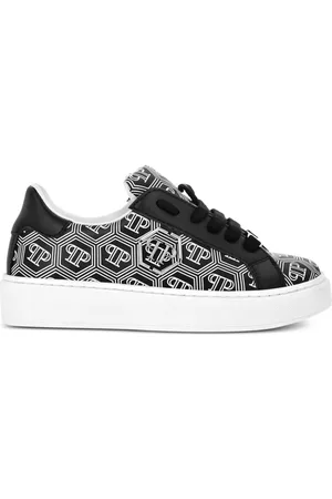 Philipp Plein Tenis bajos con monograma