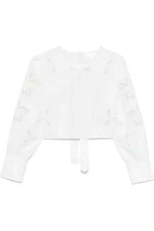 Sandro Blusa con bordado floral